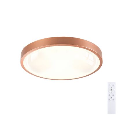 BRILAGI - LED Димируемо таванно осветително тяло GLASS POOL DOUBLE LED/48W/230V Ø 40 cm медно + дистанционно управление
