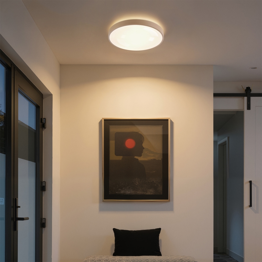 Brilagi - LED плафон с регулируема яркост GLASS POOL DOUBLE LED/48W/230V 3000-6000K 40 cm бежов + дистанционно управление