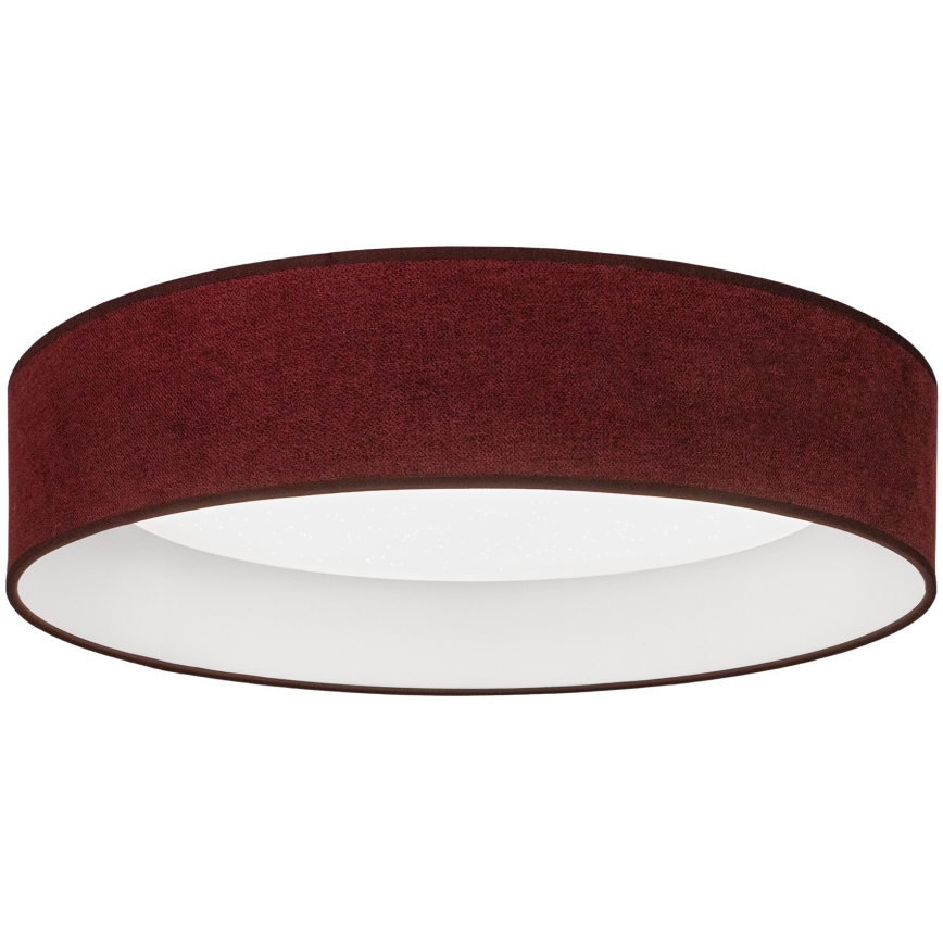 Brilagi - Димируемо таванно LED осветително тяло VELVET SMARTIX STARS LED/36W/230V 3000-6000K диаметър 55 см бордо Wi-Fi Tuya Beacon + дистанционно управление