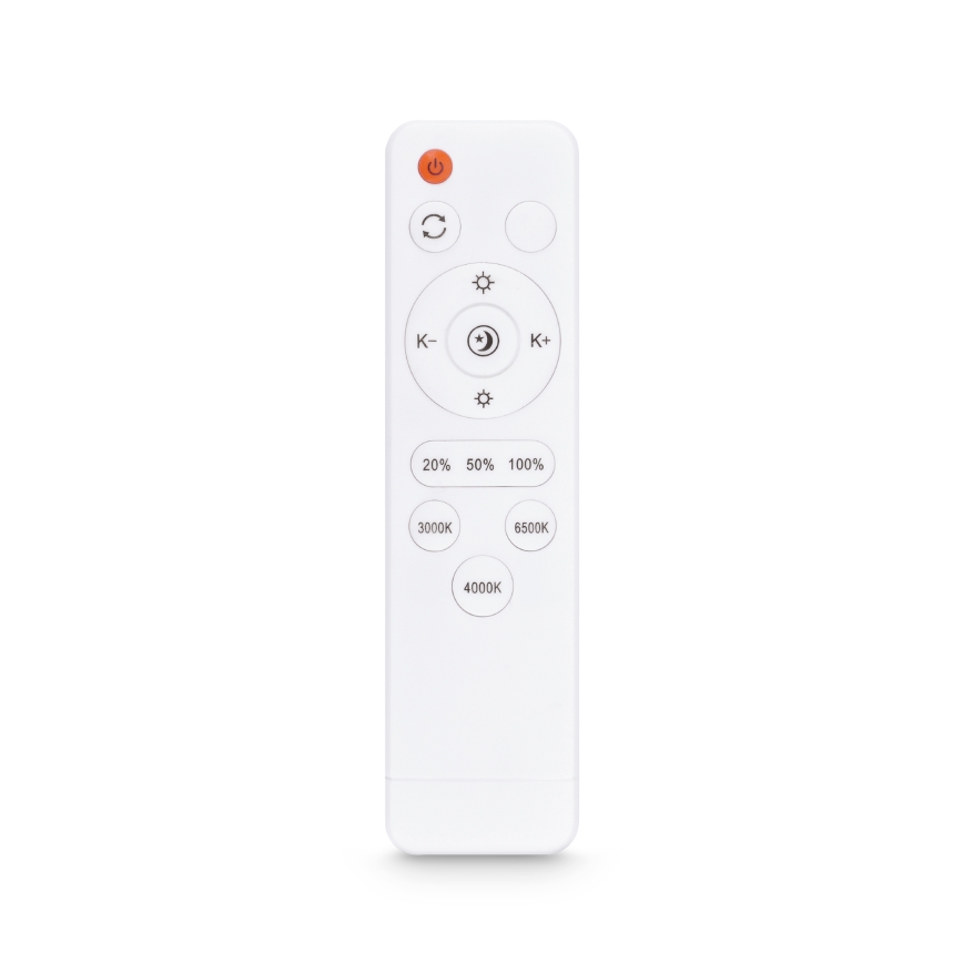 Brilagi - LED плафон PILANA, с възможност за димиране, LED/48W/230V 3000-6500K, дъб/бял, 42x42 см + дистанционно управление