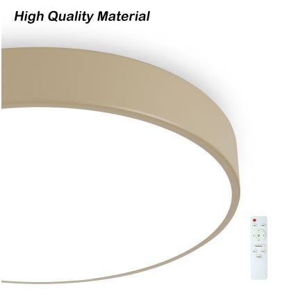 Brilagi - LED димируемо таванно осветително тяло POOL LED/60W/230V 3000-6000K Ø 50 см бежово + дистанционно управление