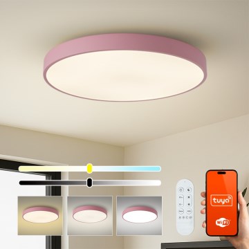 Brilagi - Димируемо LED осветително тяло POOL SMART LED/100W/230V Ø 80 см Wi-Fi Tuya + дистанционно управление розово