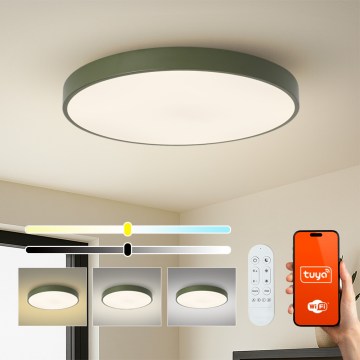 Brilagi - Димируемо LED осветително тяло POOL SMART LED/100W/230V Ø 80 см Wi‑Fi Tuya + дистанционно управление зелено