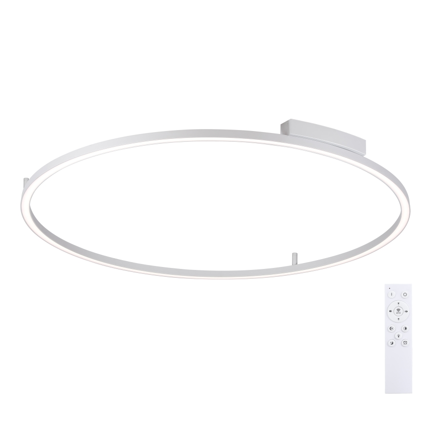 Brilagi - Димируемо таванно осветително тяло PORTOFINO LED/85W/230V 3000-6000K Ø 120 см, сребристо + дистанционно управление
