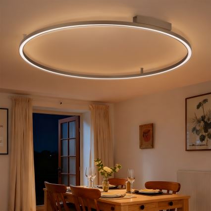 Brilagi - Димируемо LED таванно осветително тяло PORTOFINO LED/85W/230V 3000-6000K диаметър 120 см бежово + дистанционно управление