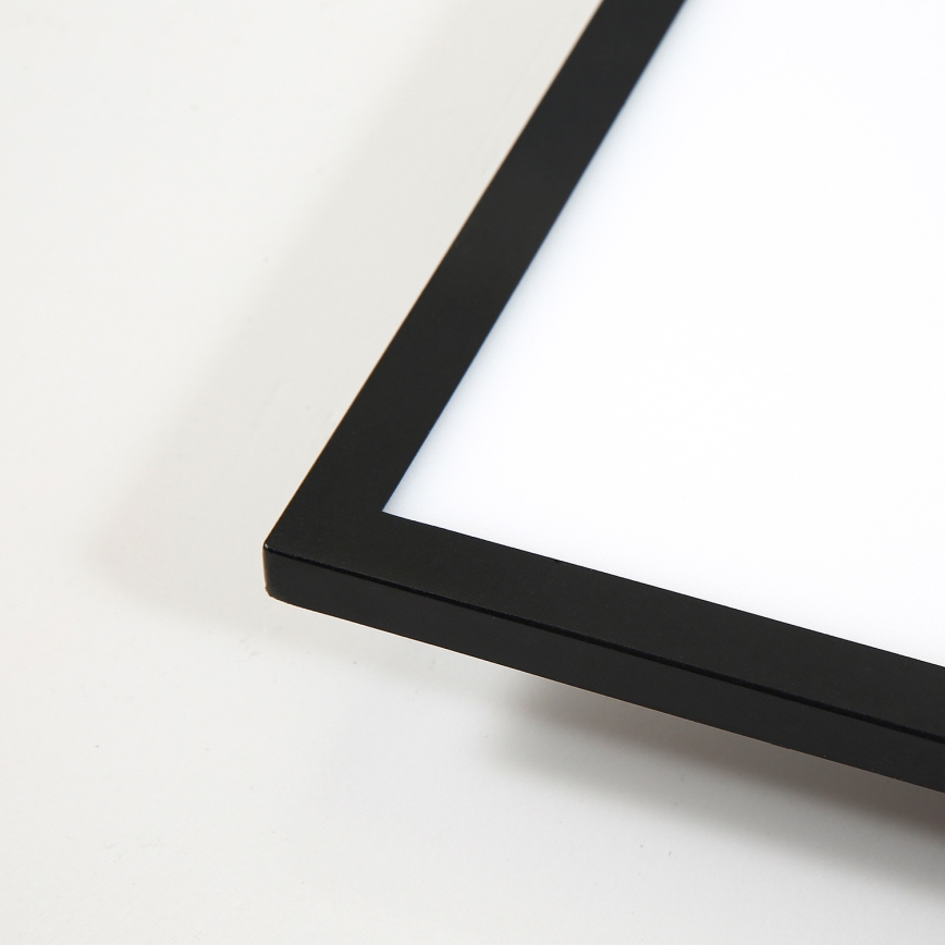 Brilagi - Димируемо LED осветително тяло SLIMFRAME LED/25W/230V 30x30 cm 3000-6000K черно + дистанционно управление