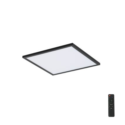 Brilagi - димируемо таванно осветително тяло SLIMFRAME LED/25W/230V 30x30 cm 3000-6000K черно + дистанционно управление