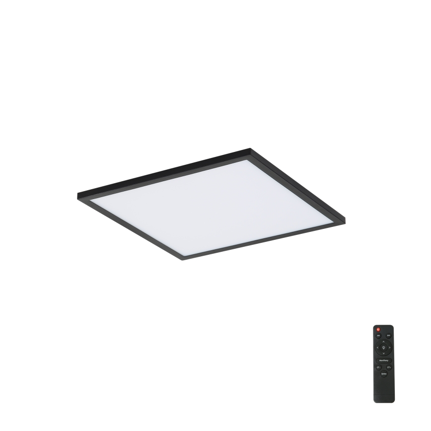 Brilagi - димируемо таванно осветително тяло SLIMFRAME LED/25W/230V 30x30 cm 3000-6000K черно + дистанционно управление