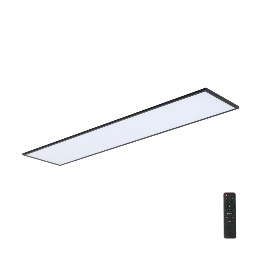 Brilagi - LED димируемо таванно осветително тяло SLIMFRAME LED/58W/230V 120x30 см 3000-6000K черно + дистанционно управление