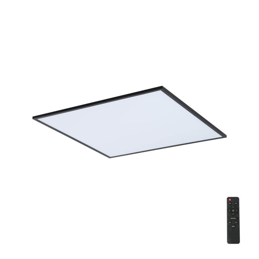 Brilagi - LED димируемо таванно осветително тяло SLIMFRAME LED/58W/230V 60x60 см 3000-6000K черно + дистанционно управление