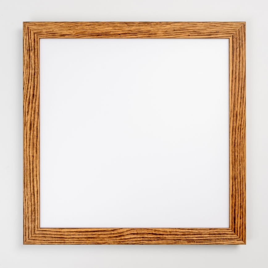 Brilagi - Димируемо LED таванно осветително тяло SLIMFRAME WOOD LED/58W/230V 64x64 cm 3000-6000K кафяво + дистанционно управление
