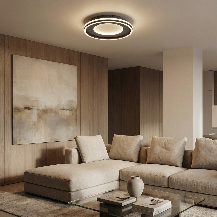 Brilagi - LED таванно осветително тяло TRIVARO с възможност за димиране LED/72W/230V 3000-6000K Ø 40 см + дистанционно управление