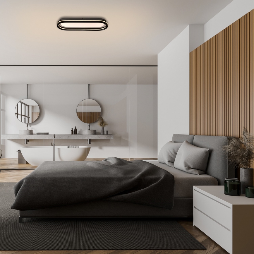 Brilagi - LED димируемо таванно осветително тяло TRIVARO LED/85W/230V 3000-6000K 20x60 cm + дистанционно управление