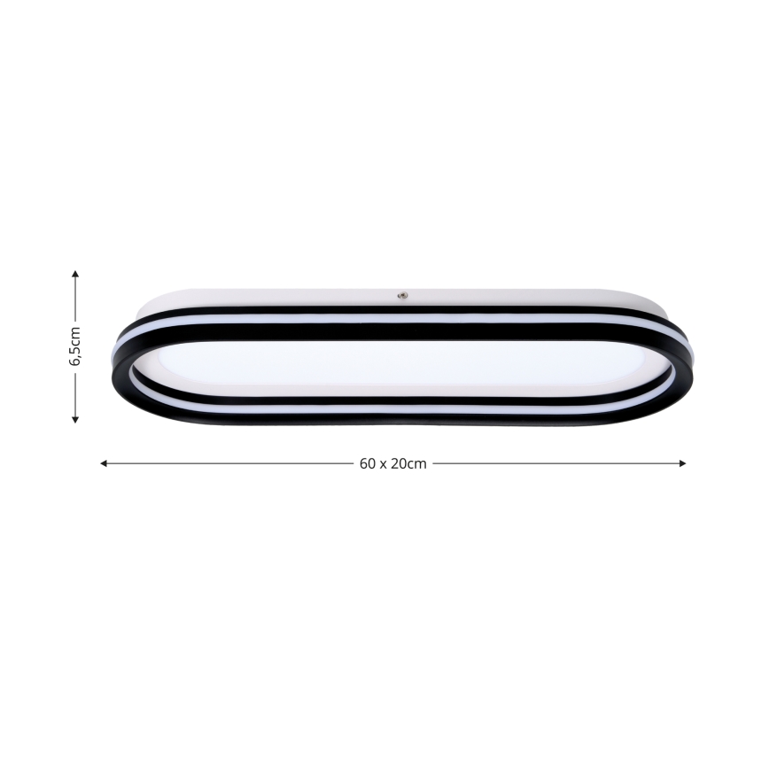 Brilagi - LED димируемо таванно осветително тяло TRIVARO LED/85W/230V 3000-6000K 20x60 cm + дистанционно управление