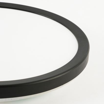 Brilagi - димируемо таванно осветително тяло ULTRA SLIM LED/24W/230V 2700-6500K Ø 42 см черно + дистанционно управление