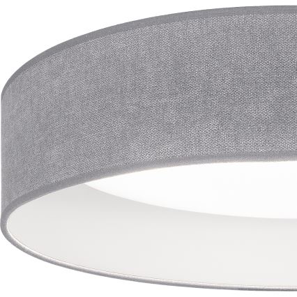 Brilagi - Димируемо таванно осветително тяло VELVET SMARTIX LED/36W/230V 3000-6000K диаметър 55 см сиво Wi-Fi Tuya Beacon + дистанционно управление