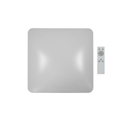 Brilagi - димируема LED таванна лампа VELVET SQUARE LED/24W/230V 43x43 cm 3000/4000/6500K + дистанционно управление черна