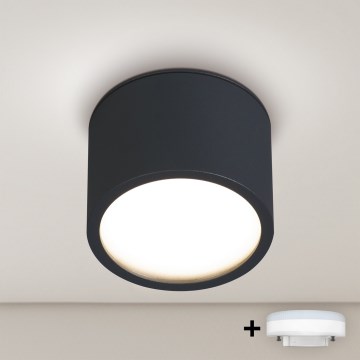 BRILAGI - Димируемо LED RGB+CCT точково осветително тяло за баня SMOOTH1xGX53/14W/230V 60x82 mm 2700-6500K Wi-Fi Tuya черно IP54