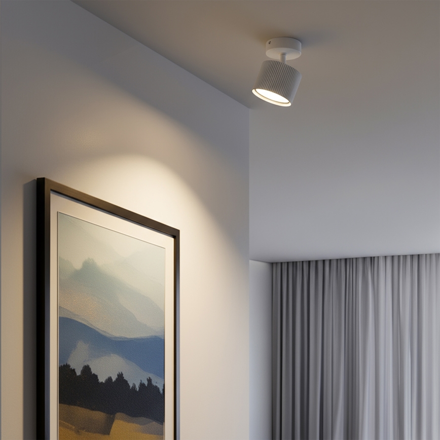 Brilagi - LED RGB+CCT димируемо точково осветително тяло STRIPY 1xGX53/14W/230V 2700-6500K Wi-Fi Tuya бяло