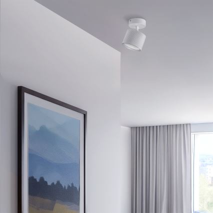 Brilagi - LED RGB+CCT димируемо точково осветително тяло STRIPY 1xGX53/14W/230V 2700-6500K Wi-Fi Tuya бяло