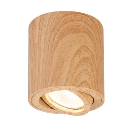 Brilagi - LED RGBW димируемо точково осветително тяло MIA 1xGU10/6W/230V 3000K 84x80 mm кафяво + дистанционно управление