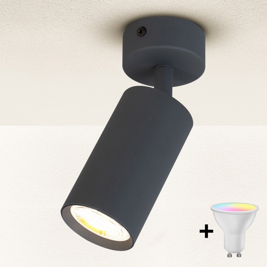 Brilagi - Димируемо LED RGBW точково осветително тяло SELE 1xGU10/6,5W/230V 2700-6500K антрацит