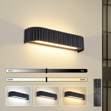 BRILAGI - димируемо LED стенно осветително тяло FALCON MODERN LED/14W/230V 3000-6000K 40 cm черно + дистанционно управление
