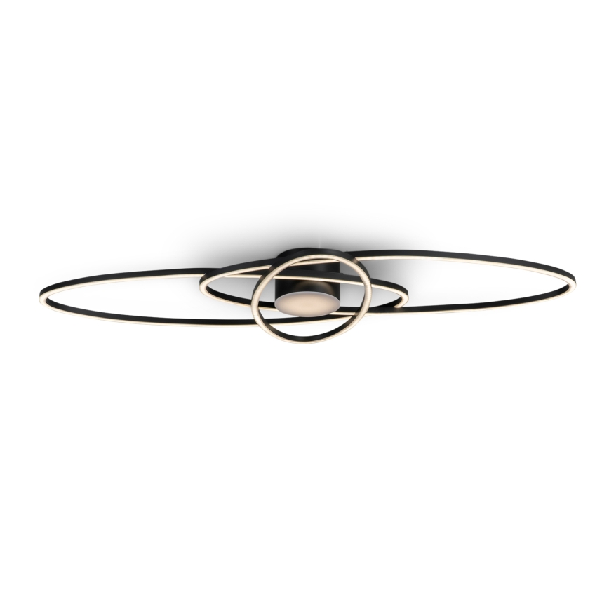BRILAGI - LED димируемо таванно осветително тяло APOLLO LED/58W/230V 3000-6500K 43,2x101,2 cm черно + дистанционно управление