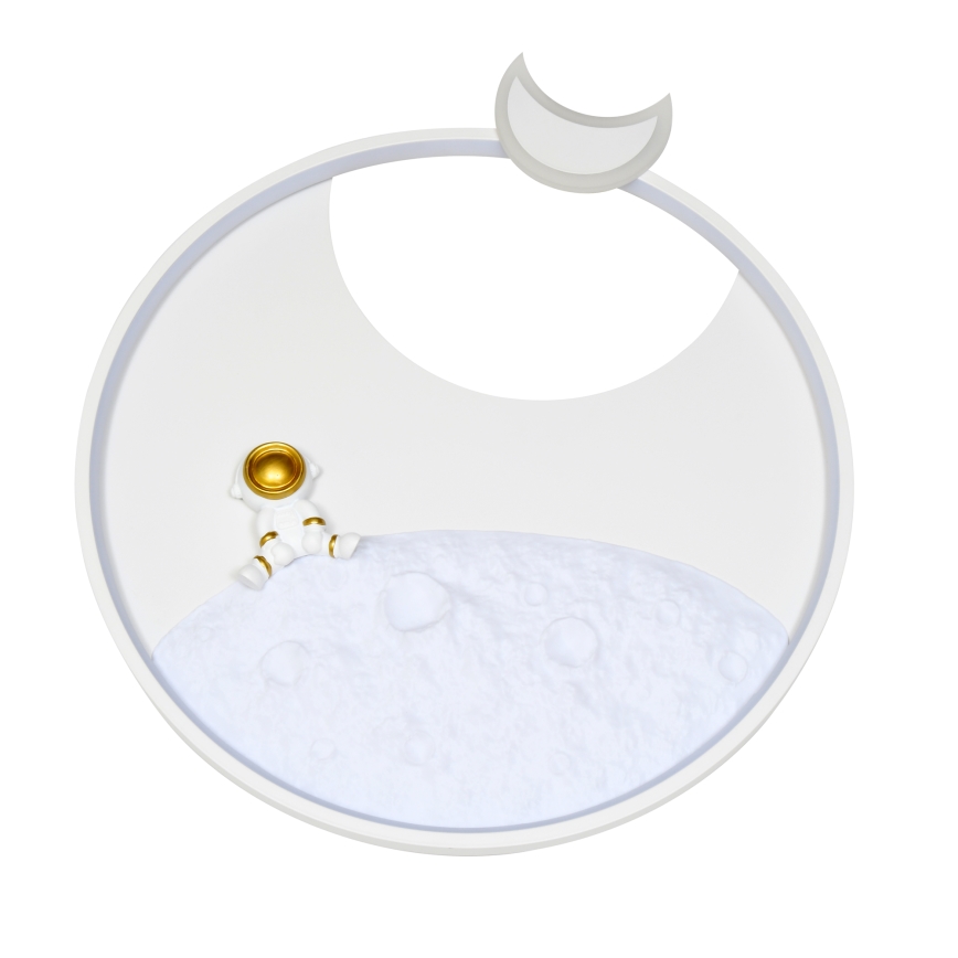 Brilagi - Димируемо LED таванно осветително тяло ASTRO LED/20W/230V Ø 50 cm 3000-6000K астронавт + дистанционно управление