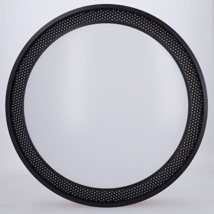 Brilagi - Димируемо LED таванно осветително тяло COCI LED/48W/230V 3000-6500K Ø 39 см дървесен декор/черно + дистанционно управление