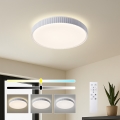 Brilagi - Димируемо LED таванно осветително тяло CORVO LED/72W/230V 3000-6000K бяло Ø 50 см + дистанционно управление