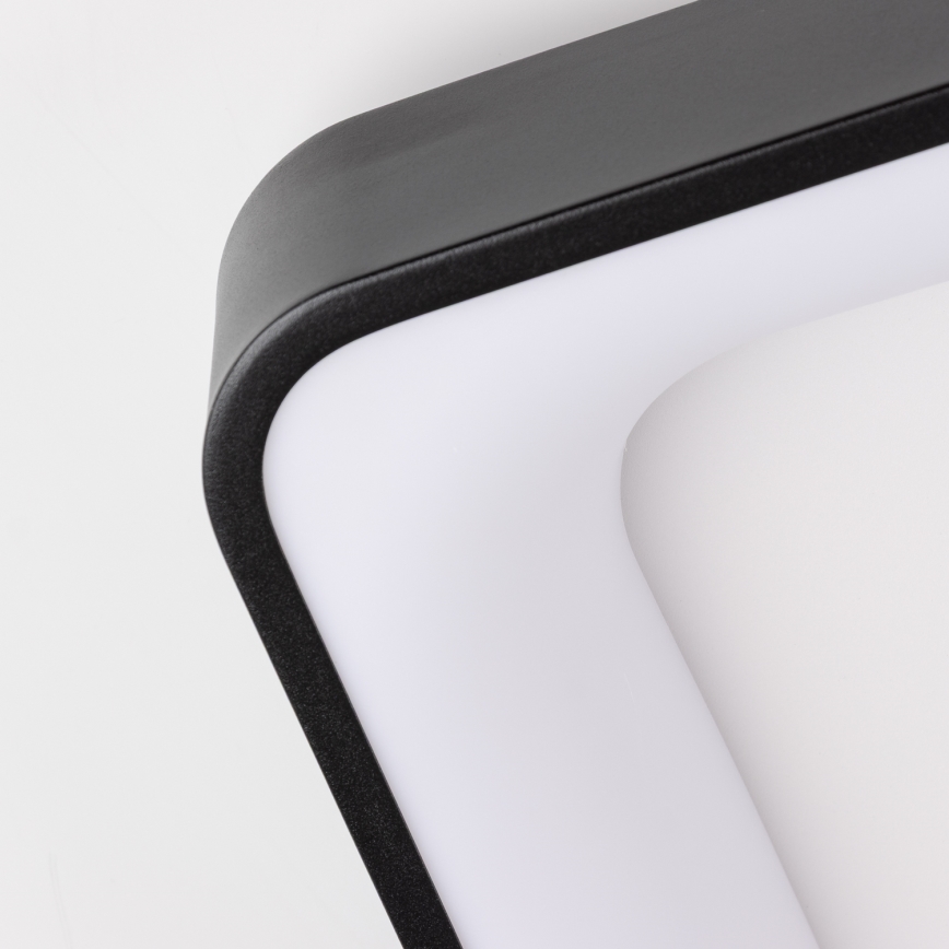 Brilagi - LED димируемо таванно осветително тяло FALCON II LED/125W/230V 3000-6500K 60x60 см черно + дистанционно управление