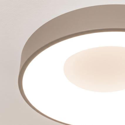 BRILAGI - Димируема LED таванна лампа FALCON II LED/67W/230V 3000-6500K Ø 40 см бяла/бежова + дистанционно управление