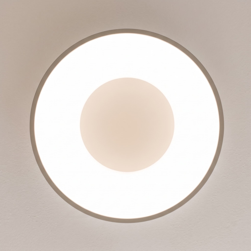 BRILAGI - Димируема LED таванна лампа FALCON II LED/67W/230V 3000-6500K Ø 40 см бяла/бежова + дистанционно управление