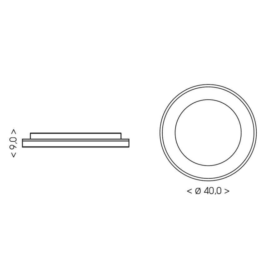 BRILAGI - Димируема LED таванна лампа FALCON II LED/67W/230V 3000-6500K Ø 40 см бяла/бежова + дистанционно управление