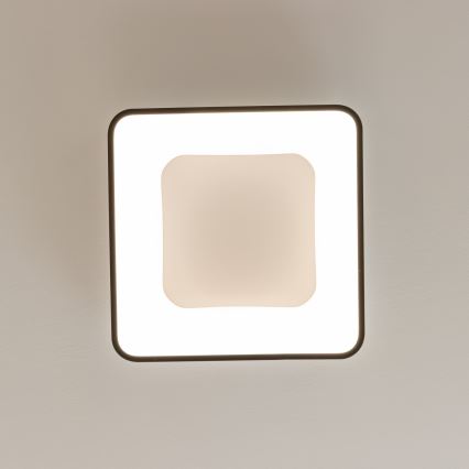 Brilagi - Димируемо таванно LED осветително тяло FALCON II LED/80W/230V 3000-6500K 40x40 cm черно + дистанционно управление