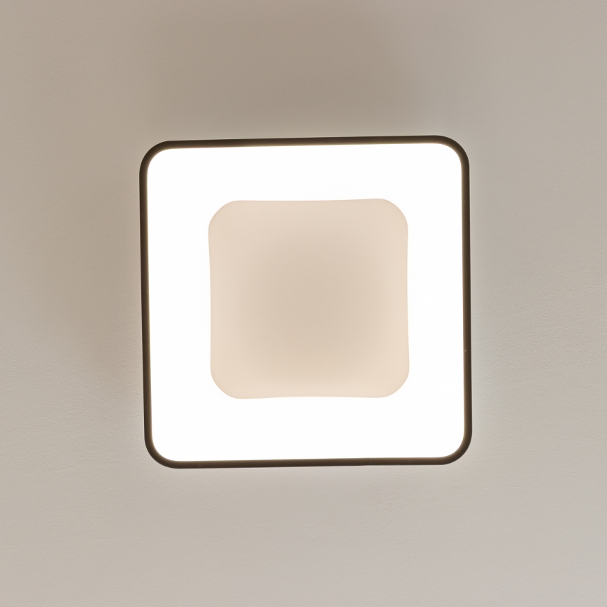 Brilagi - Димируемо таванно LED осветително тяло FALCON II LED/80W/230V 3000-6500K 40x40 cm черно + дистанционно управление