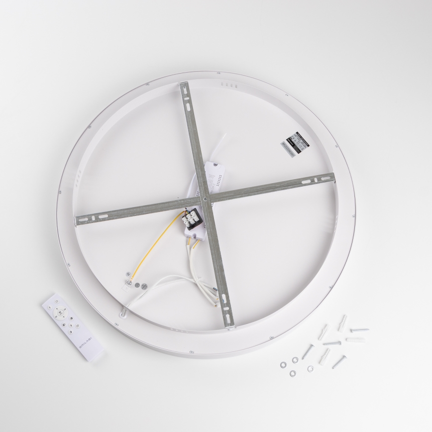 Brilagi - LED плафон с възможност за димиране FALCON II LED/99W/230V 3000-6500K Ø 60 cm бял + дистанционно управление