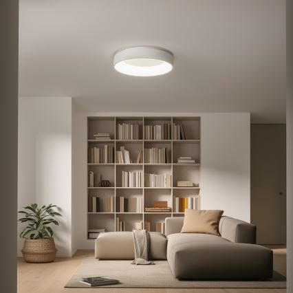 Brilagi - димируемо таванно осветително тяло FALCON LED/80W/230V 3000-6500K Ø 60 см бяло + дистанционно управление