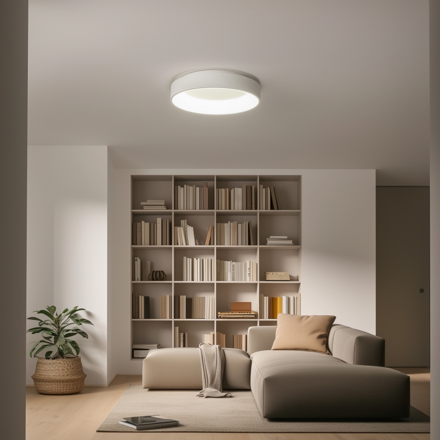 Brilagi - димируемо таванно осветително тяло FALCON LED/80W/230V 3000-6500K Ø 60 см бяло + дистанционно управление