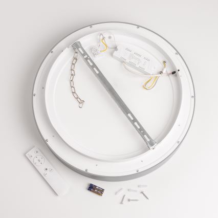 Brilagi - LED плафон FALCON, димируем, LED/80W/230V 3000-6500K Ø 60 cm, сив + дистанционно управление