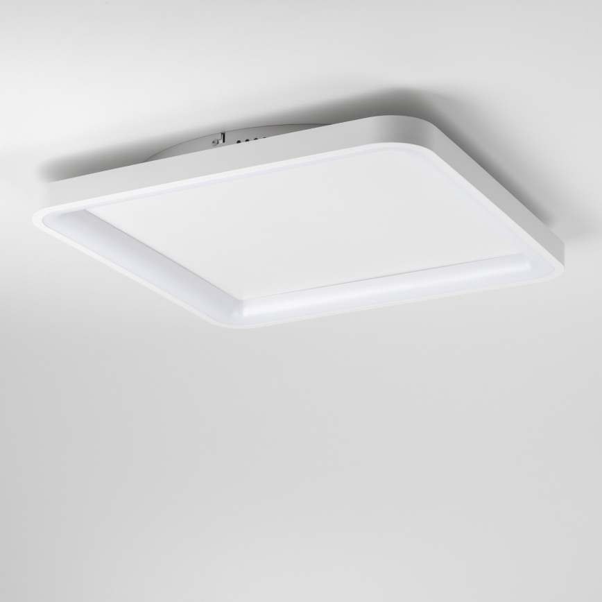 Brilagi - LED димируемо таванно осветително тяло FALCON SLIM LED/50W/230V 3000-6500K 50x50 cm бяло + дистанционно управление