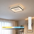 BRILAGI - Димируемо LED таванно осветително тяло FLARE LED/102W/230V 3000-6000K 50x50 cm черно + дистанционно управление