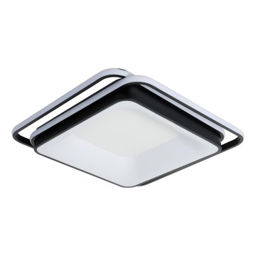 Brilagi - Димируемо LED таванно осветително тяло FLARE LED/102W/230V 3000-6000K 50x50 cm черно + дистанционно управление