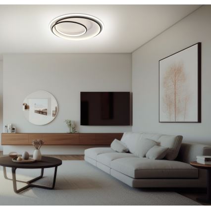 Brilagi - Димируемо LED таванно осветително тяло FLARE LED/38W/230V диаметър 48 см 3000-6000K + дистанционно управление