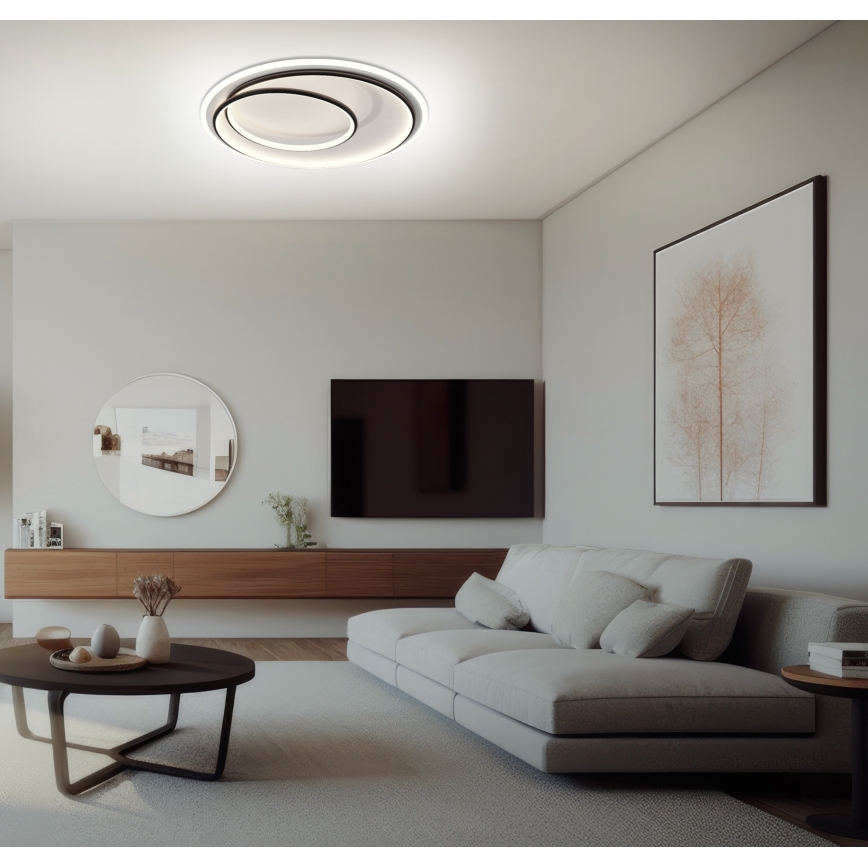 Brilagi - Димируемо LED таванно осветително тяло FLARE LED/38W/230V диаметър 48 см 3000-6000K + дистанционно управление