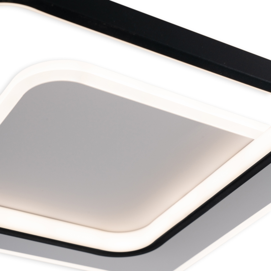Brilagi - Димируемо LED таванно осветително тяло FLARE LED/43W/230V 3000-6000K 39,5x45 cm бял/черен + дистанционно управление