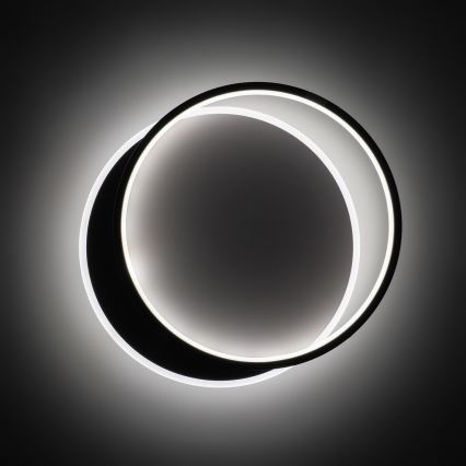 Brilagi - димируемо LED таванно осветително тяло FLARE LED/48W/230V 3000-6000K 39,5x45 cm бял/черен + дистанционно управление