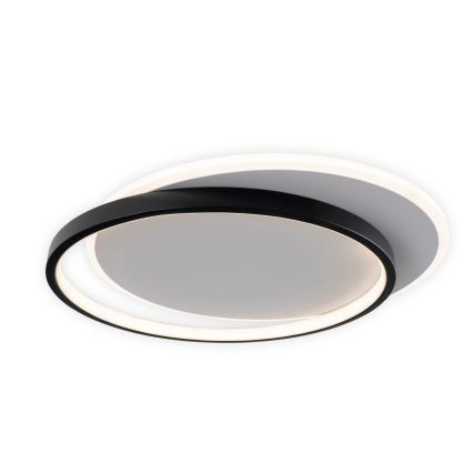 Brilagi - димируемо LED таванно осветително тяло FLARE LED/48W/230V 3000-6000K 39,5x45 cm бял/черен + дистанционно управление
