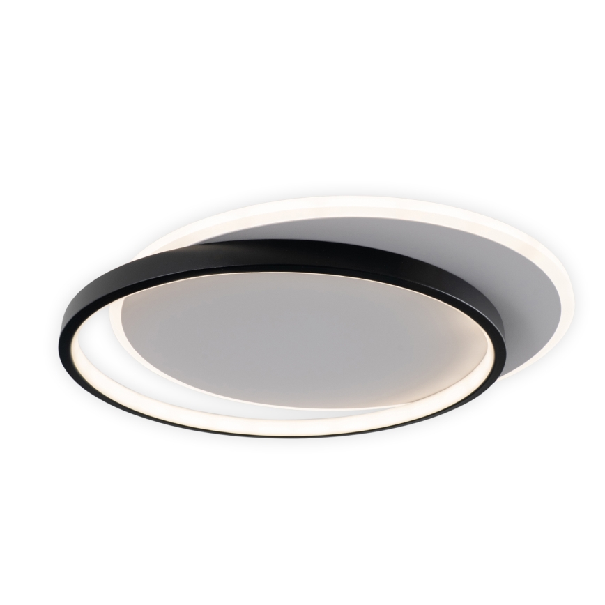 Brilagi - димируемо LED таванно осветително тяло FLARE LED/48W/230V 3000-6000K 39,5x45 cm бял/черен + дистанционно управление